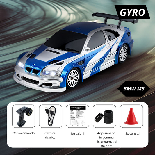 Auto Rc da Drift GYRO scala 1/43